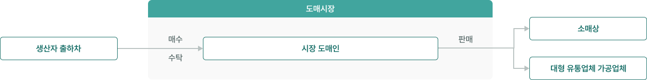 시장도매인만 두는 시장